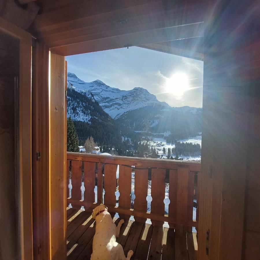 Chambre D'Hotes L'Ours Bleu Les Diablerets Dış mekan fotoğraf