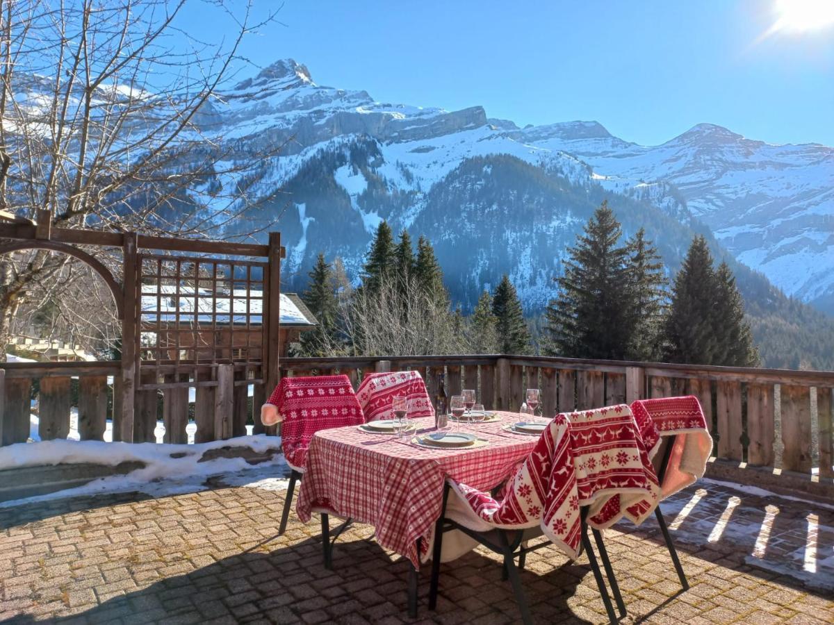 Chambre D'Hotes L'Ours Bleu Les Diablerets Dış mekan fotoğraf