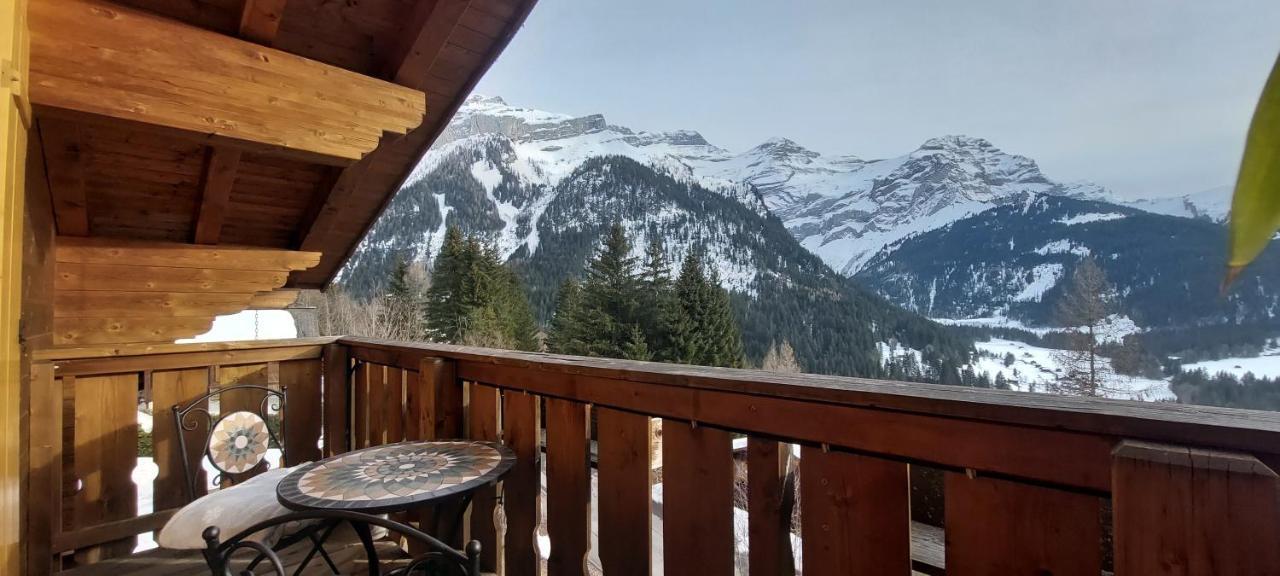 Chambre D'Hotes L'Ours Bleu Les Diablerets Dış mekan fotoğraf