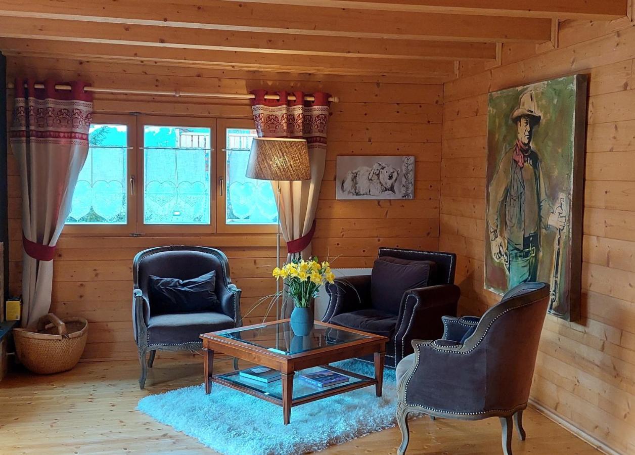 Chambre D'Hotes L'Ours Bleu Les Diablerets Dış mekan fotoğraf