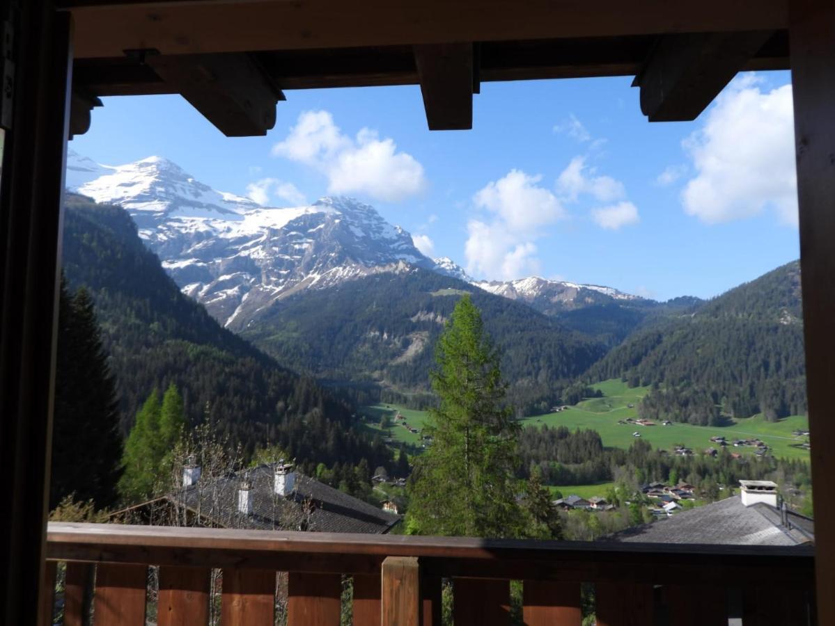 Chambre D'Hotes L'Ours Bleu Les Diablerets Dış mekan fotoğraf